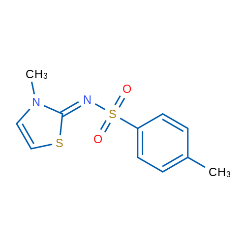 4-Methyl-N-[(2Z)-3-methyl-2,3-dihydro-1,3-thiazol-2-ylidene]benzene-1-sulfonamide 1g