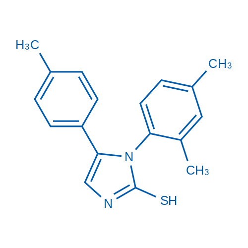 1-(2,4-Dimethylphenyl)-5-(4-methylphenyl)-1H-imidazole-2-thiol 1g