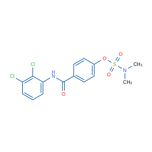4-[(2,3-Dichlorophenyl)carbamoyl]phenyl N,N-dimethylsulfamate 1g