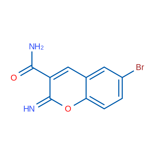 6-Bromo-2-imino-2H-chromene-3-carboxamide 1g