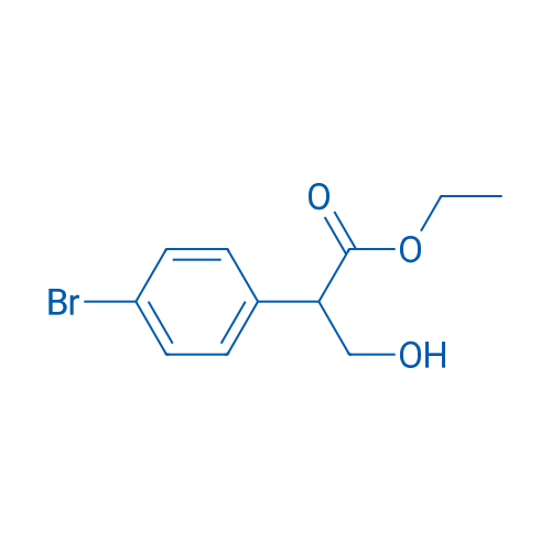 Ethyl 2-(4-bromophenyl)-3-hydroxypropanoate 250mg