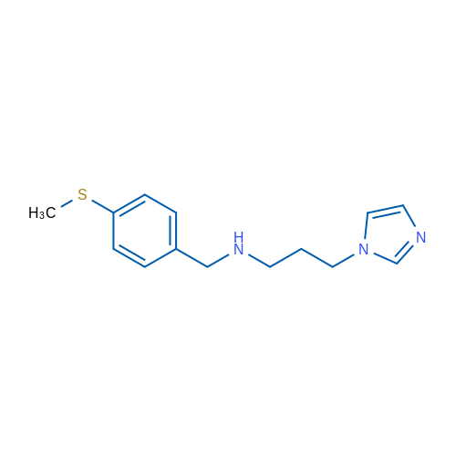 3-(1H-Imidazol-1-yl)-N-(4-(methylthio)benzyl)propan-1-amine 1g