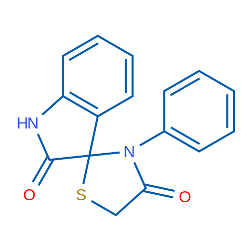 3'-Phenyl-1,2-dihydrospiro[indole-3,2'-[1,3]thiazolidine]-2,4'-dione 1g