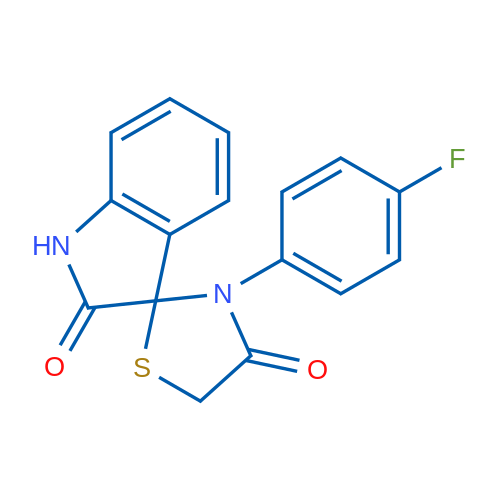 3'-(4-Fluorophenyl)-1,2-dihydrospiro[indole-3,2'-[1,3]thiazolidine]-2,4'-dione 1g