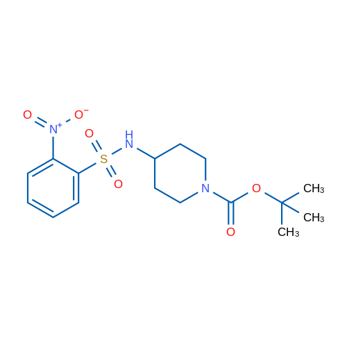 tert-Butyl 4-(2-nitrophenylsulfonamido)piperidine-1-carboxylate 1g