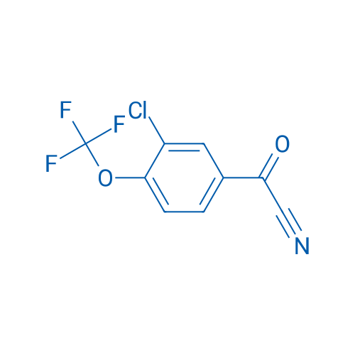 3-Chloro-4-(trifluoromethoxy)benzoyl cyanide 1g