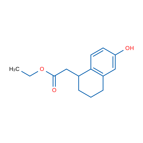 Ethyl 2-(6-hydroxy-1,2,3,4-tetrahydronaphthalen-1-yl)acetate 1g