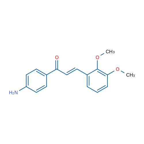 1-(4-Aminophenyl)-3-(2,3-dimethoxyphenyl)prop-2-en-1-one 1g