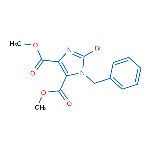 DImethyl 1-benzyl-2-bromo-1h-imidazole-4,5-dicarboxylate 250mg