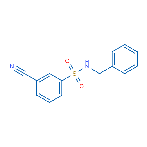 N-Benzyl-3-cyanobenzenesulfonamide 1g