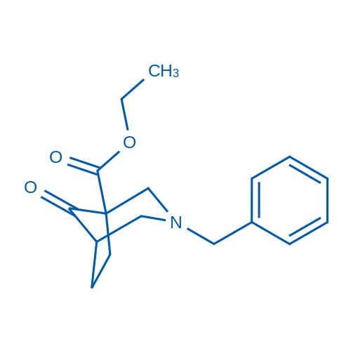 ethyl 3-benzyl-8-oxo-3-azabicyclo[3.2.1]octane-1-carboxylate 250mg