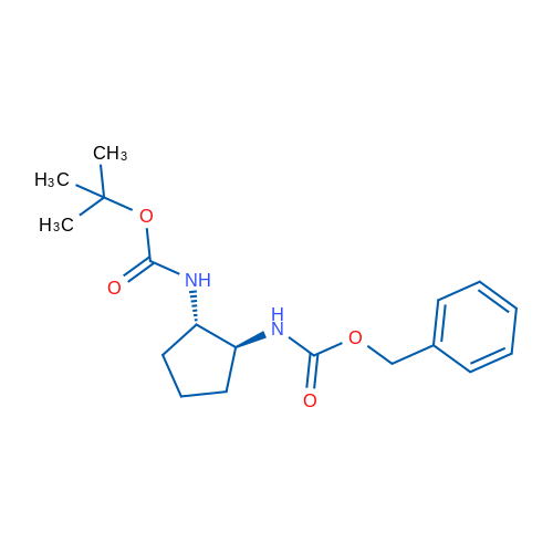 Benzyl tert-butyl (1S,2S)-cyclopentane-1,2-diyldicarbamate 1g
