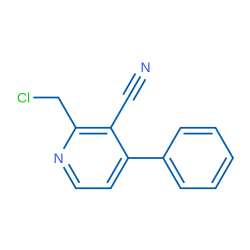 2-(Chloromethyl)-4-phenylnicotinonitrile 1g