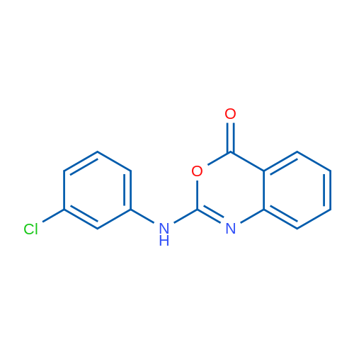 2-[(3-Chlorophenyl)amino]-4H-3,1-benzoxazin-4-one 1g