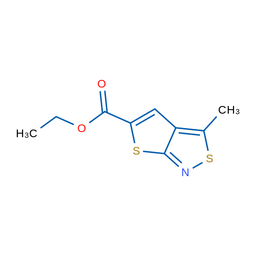 Ethyl 3-methylthieno[2,3-c]isothiazole-5-carboxylate 1g