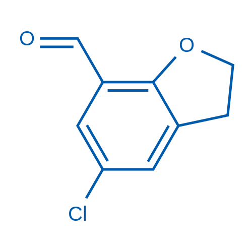5-Chloro-2,3-dihydrobenzofuran-7-carbaldehyde 1g