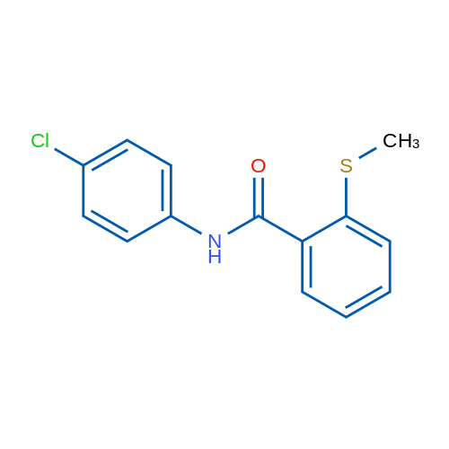 N-(4-Chlorophenyl)-2-(methylsulfanyl)benzamide 1g