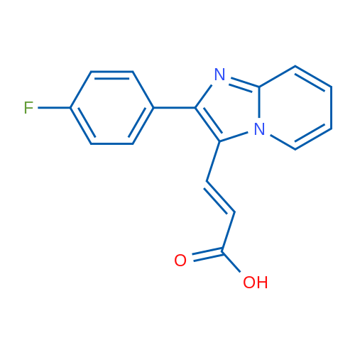 3-(2-(4-Fluorophenyl)imidazo[1,2-a]pyridin-3-yl)acrylic acid 1g