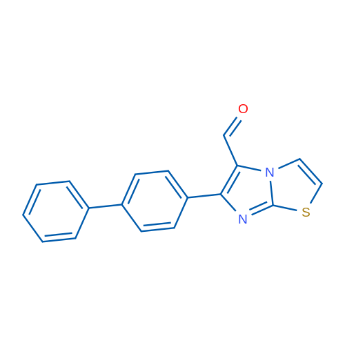 6-([1,1'-Biphenyl]-4-yl)imidazo[2,1-b]thiazole-5-carbaldehyde 1g