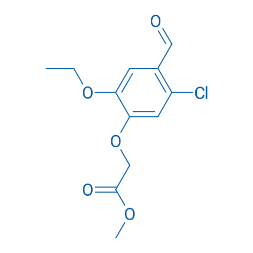 Methyl 2-(5-chloro-2-ethoxy-4-formylphenoxy)acetate 100mg