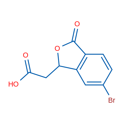 2-(6-Bromo-3-oxo-1,3-dihydroisobenzofuran-1-yl)acetic acid 1g