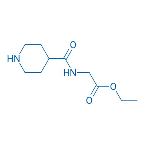 Ethyl 2-(piperidine-4-carboxamido)acetate 250mg
