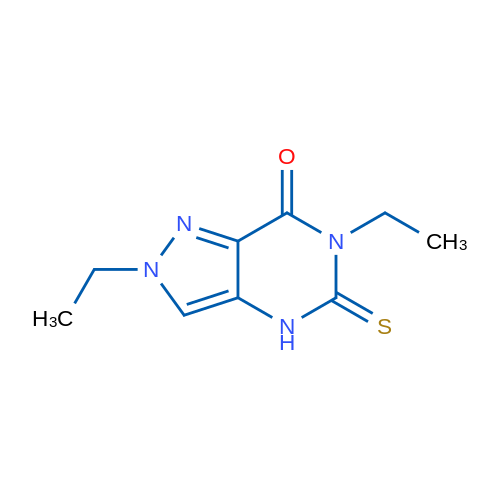 2,6-Diethyl-5-thioxo-5,6-dihydro-2H-pyrazolo[4,3-d]pyrimidin-7(4H)-one 5g