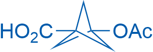 3-(acetyloxy)bicyclo[1.1.1]pentane-1-carboxylic acid 100mg