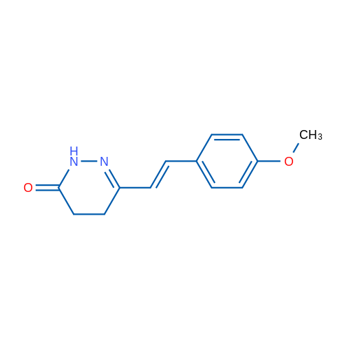 6-[(E)-2-(4-Methoxyphenyl)ethenyl]-2,3,4,5-tetrahydropyridazin-3-one 1g