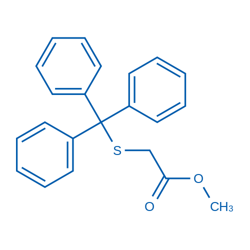 Methyl 2-(tritylthio)acetate 1g