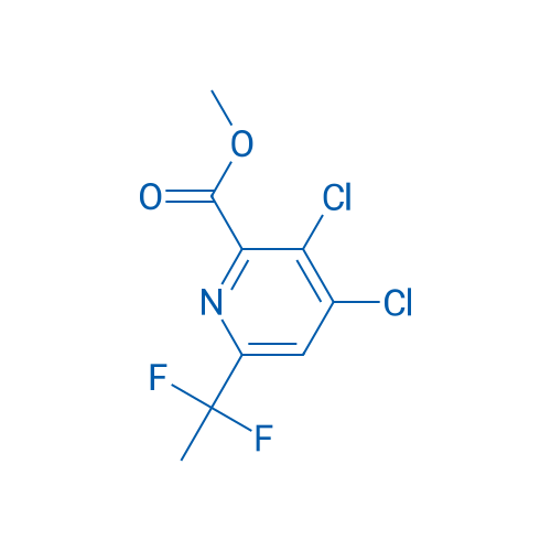 Methyl 3,4-dichloro-6-(1,1-difluoroethyl)picolinate 100mg