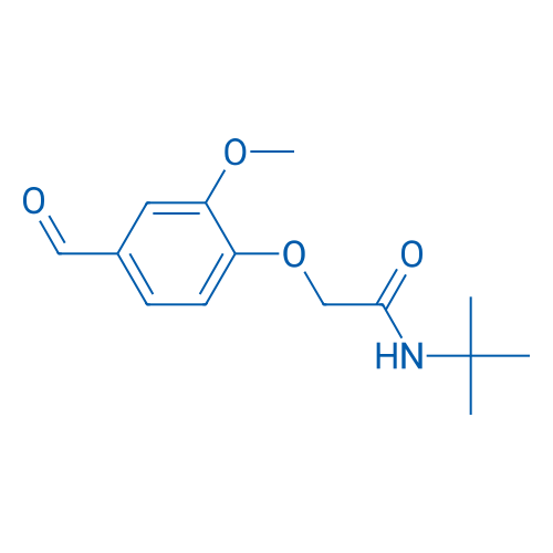 N-tert-Butyl-2-(4-formyl-2-methoxyphenoxy)acetamide 1g
