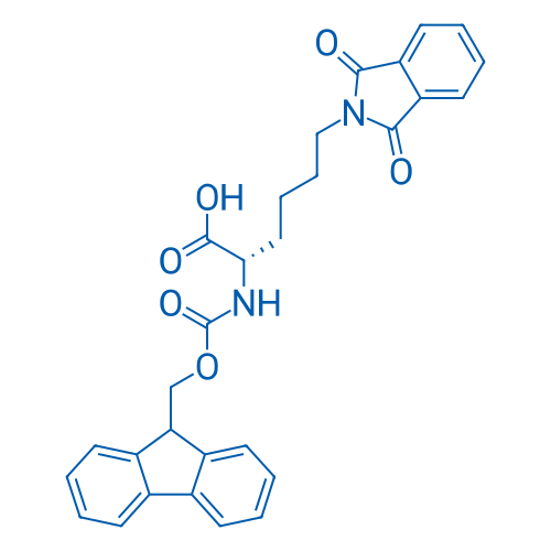 (S)-2-((((9H-Fluoren-9-yl)methoxy)carbonyl)amino)-6-(1,3-dioxoisoindolin-2-yl)hexanoic acid 100mg