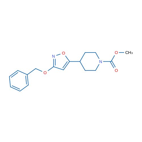 Methyl 4-(3-(benzyloxy)isoxazol-5-yl)piperidine-1-carboxylate 1g