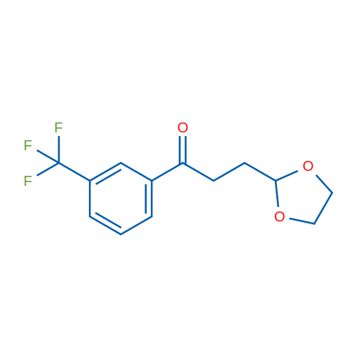 3-(1,3-Dioxolan-2-yl)-1-(3-(trifluoromethyl)phenyl)propan-1-one 1g