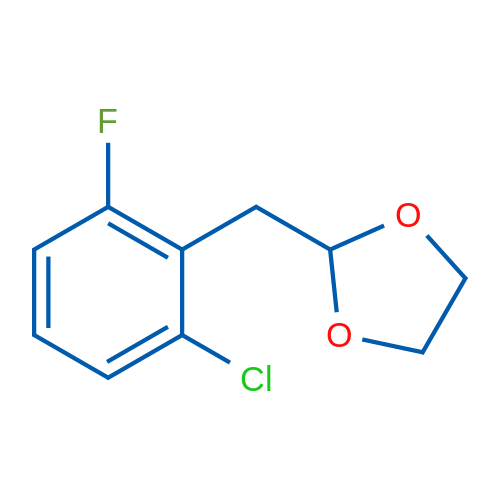 2-(2-Chloro-6-fluorobenzyl)-1,3-dioxolane 25g