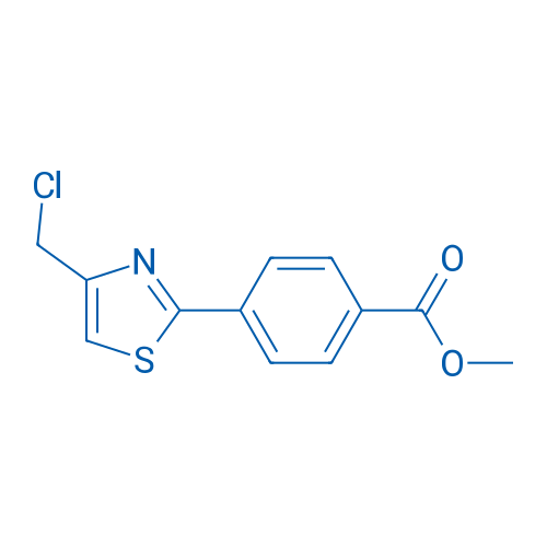 Methyl 4-(4-(chloromethyl)thiazol-2-yl)benzoate 250mg