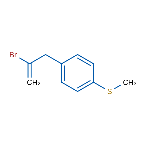(4-(2-Bromoallyl)phenyl)(methyl)sulfane 5g