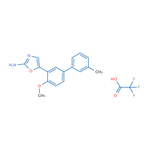5-(4-Methoxy-3'-methyl-[1,1'-biphenyl]-3-yl)oxazol-2-amine 2,2,2-trifluoroacetate 1g