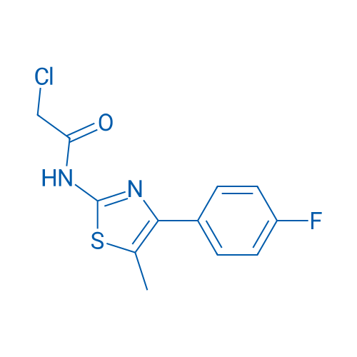 2-Chloro-N-(4-(4-fluorophenyl)-5-methylthiazol-2-yl)acetamide 1g