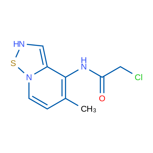 2-Chloro-N-(5-methyl-2H-[1,2,5]thiadiazolo[2,3-a]pyridin-4-yl)acetamide 5g