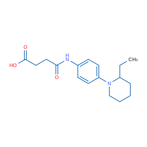 4-((4-(2-Ethylpiperidin-1-yl)phenyl)amino)-4-oxobutanoic acid 1g