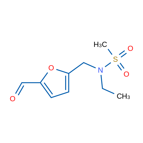 N-Ethyl-N-((5-formylfuran-2-yl)methyl)methanesulfonamide 1g