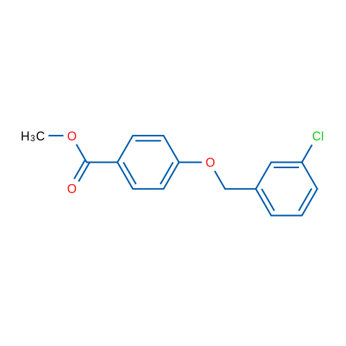 Methyl 4-[(3-chlorophenyl)methoxy]benzoate 1g