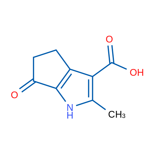 2-Methyl-6-oxo-1,4,5,6-tetrahydrocyclopenta[b]pyrrole-3-carboxylic acid 250mg
