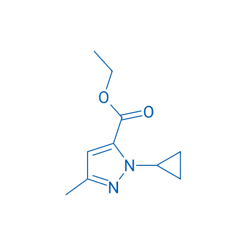 Ethyl 1-cyclopropyl-3-methyl-1H-pyrazole-5-carboxylate 250mg