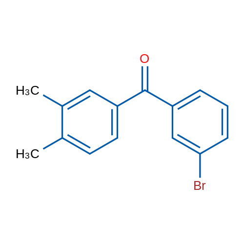 (3-Bromophenyl)(3,4-dimethylphenyl)methanone 1g