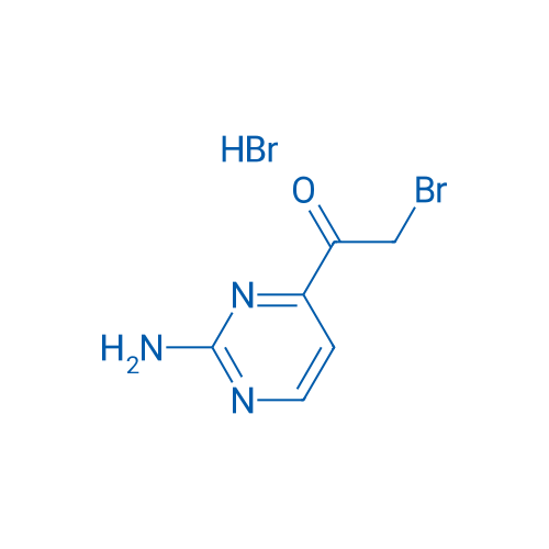 1-(2-Aminopyrimidin-4-yl)-2-bromoethan-1-one hydrobromide 250mg