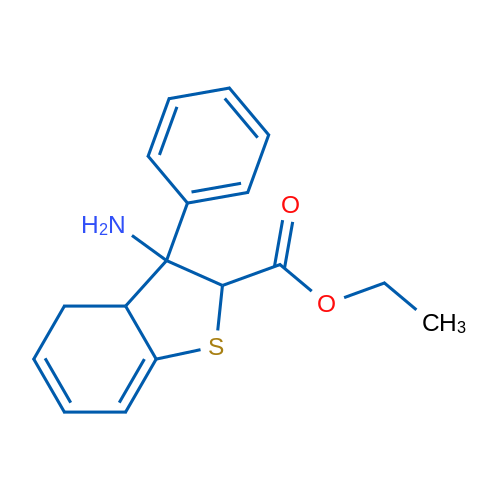 Ethyl 3-amino-3-phenyl-2,3,3a,4-tetrahydrobenzo[b]thiophene-2-carboxylate 1g