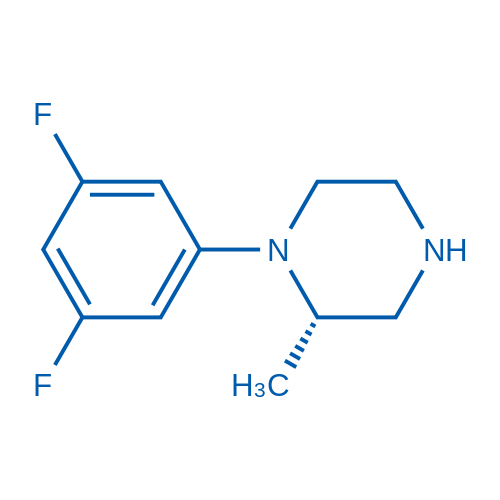 (S)-1-(3,5-Difluorophenyl)-2-methylpiperazine 5g